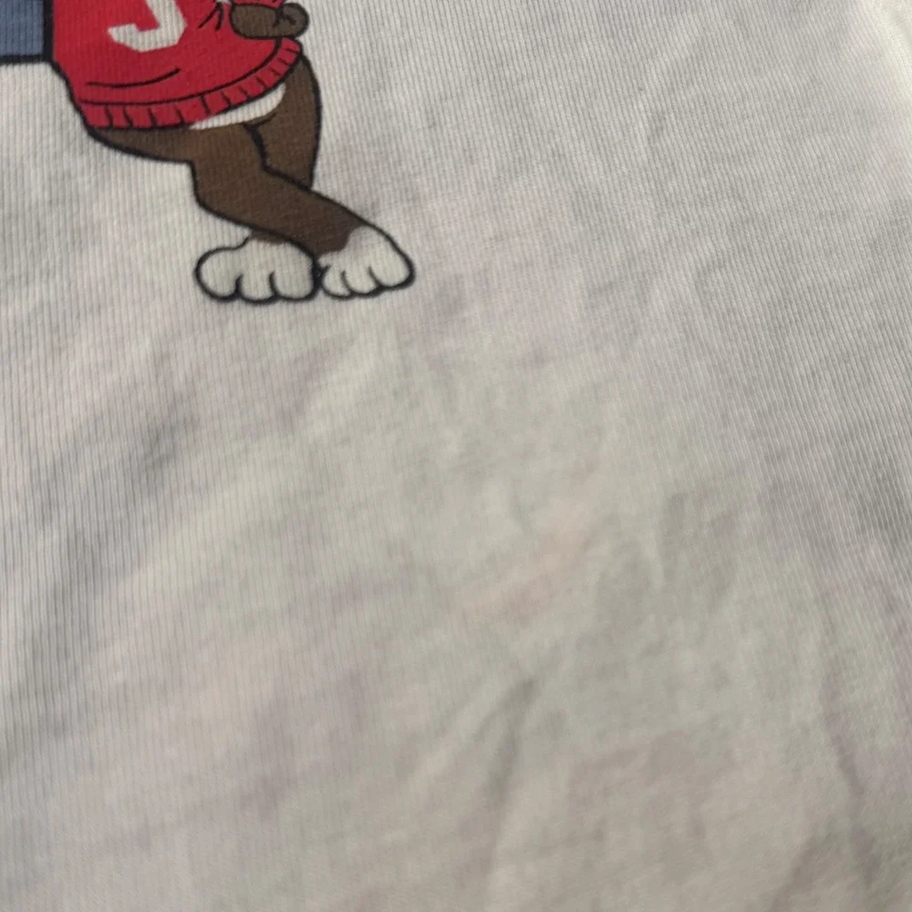Janie and Jack Toddler Boys French Bulldog Varsity T-Shirt and Shorts Set 2T Red